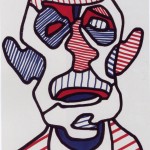 Autoportrait, Dubuffet, 1966.